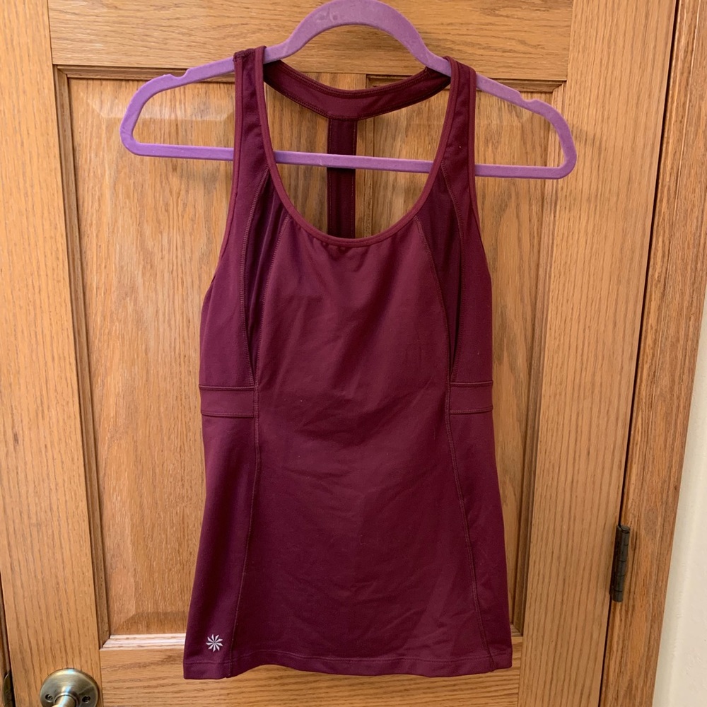 Athleta Burgundy Workout Tank